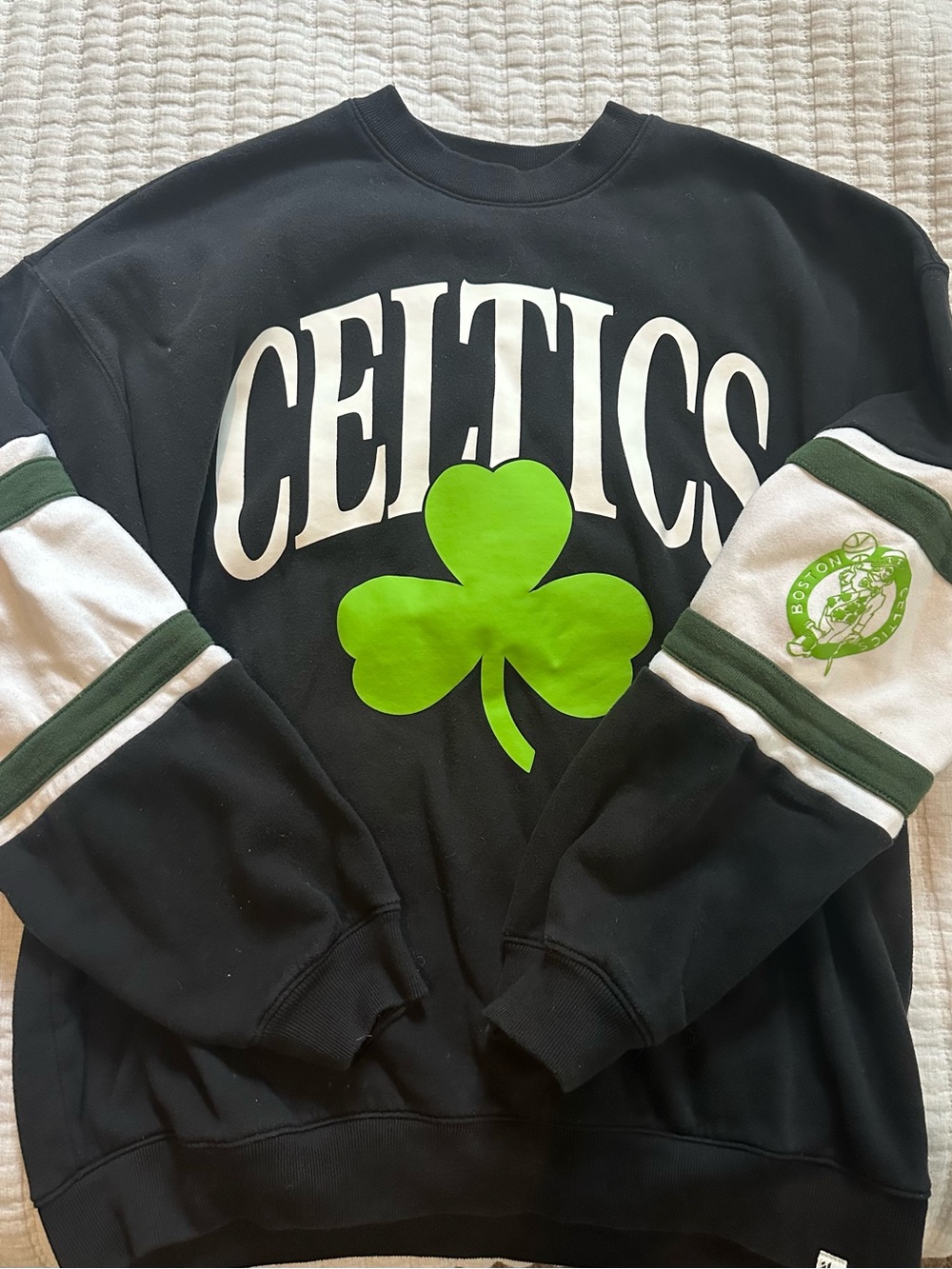 Black Crewneck Celtics Sweatshirt